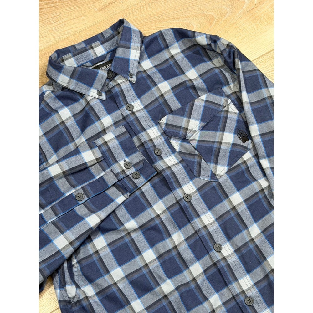 Alaskan‎ Hardgear Wool Blend Men's L Heavy Flannel Long Sleeve Button Up Shirt